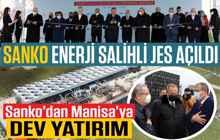 Photo of Sanko enerji Salihli jes, Cumhurbaşkanı Erdoğan’ın katılımıyla açıldı