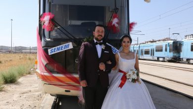 Photo of Tramvay gelin arabası oldu